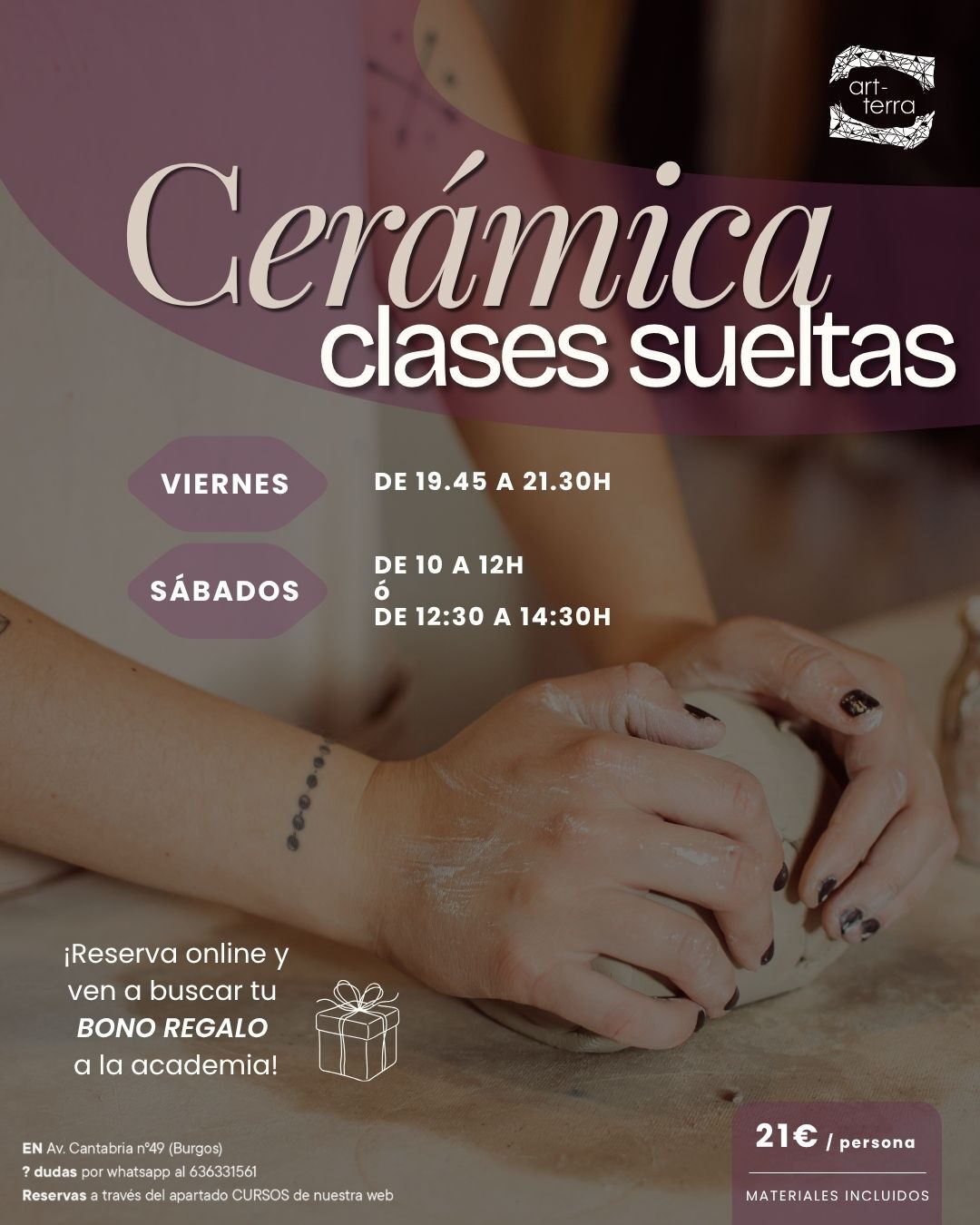 Clases sueltas de cerámica