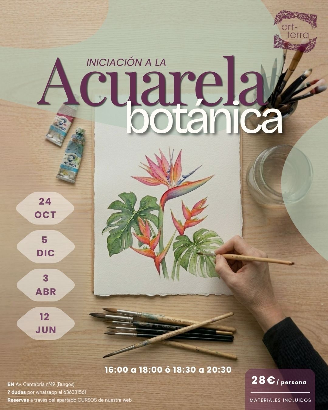 Acuarela botánica